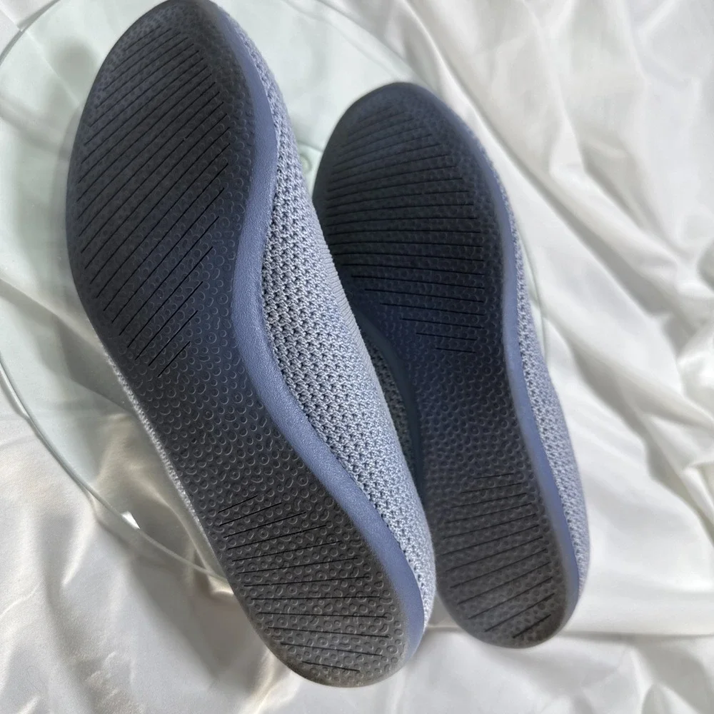 Allbirds Tree Breezers Women's Knit Ballet Flats Size 8 Mist Gray - Picture 7 of 7